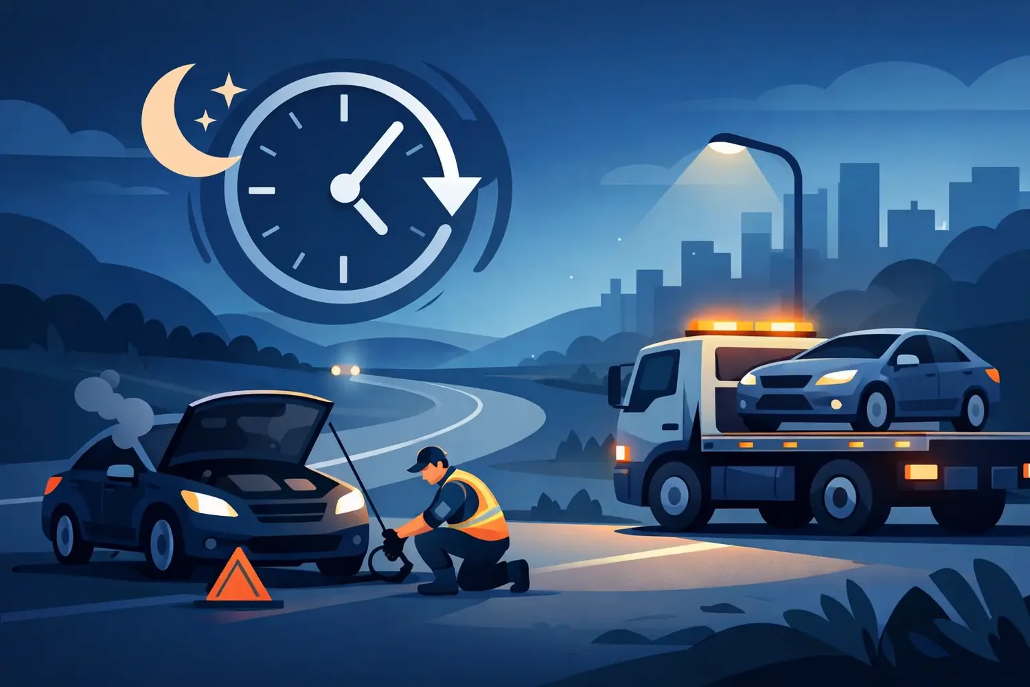 24 Hour Roadside Recovery When You Need It