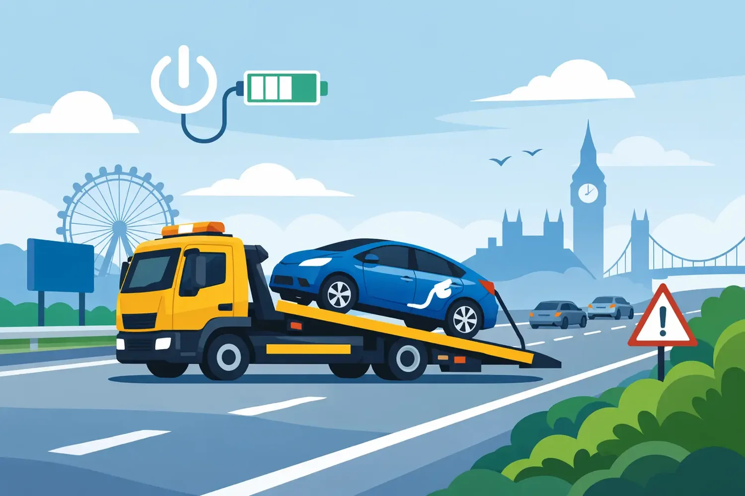 Can Recovery Tow Electric Cars Safely on UK Roads?
