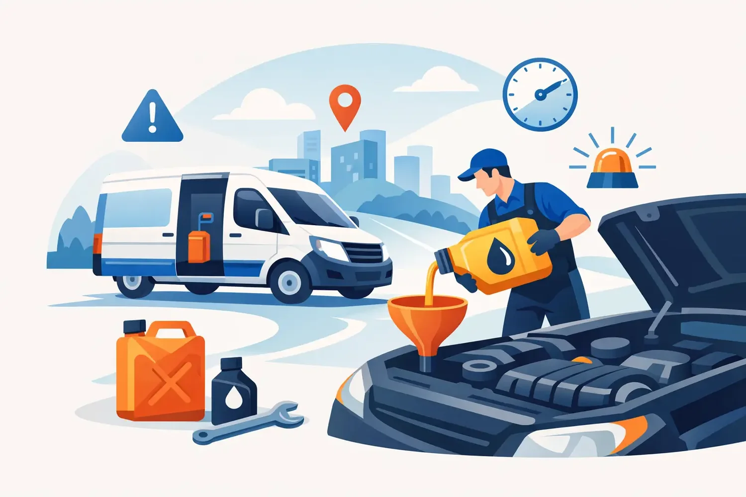 Emergency Oil Top Up Service When You Need It