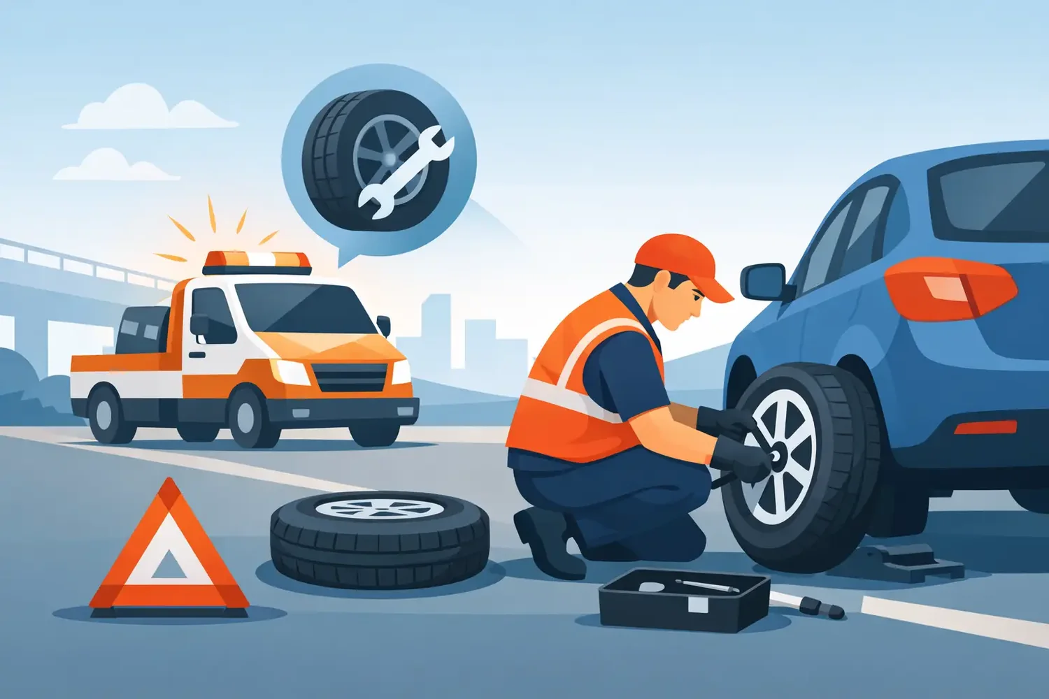 Emergency Tyre Change Service: What to Expect