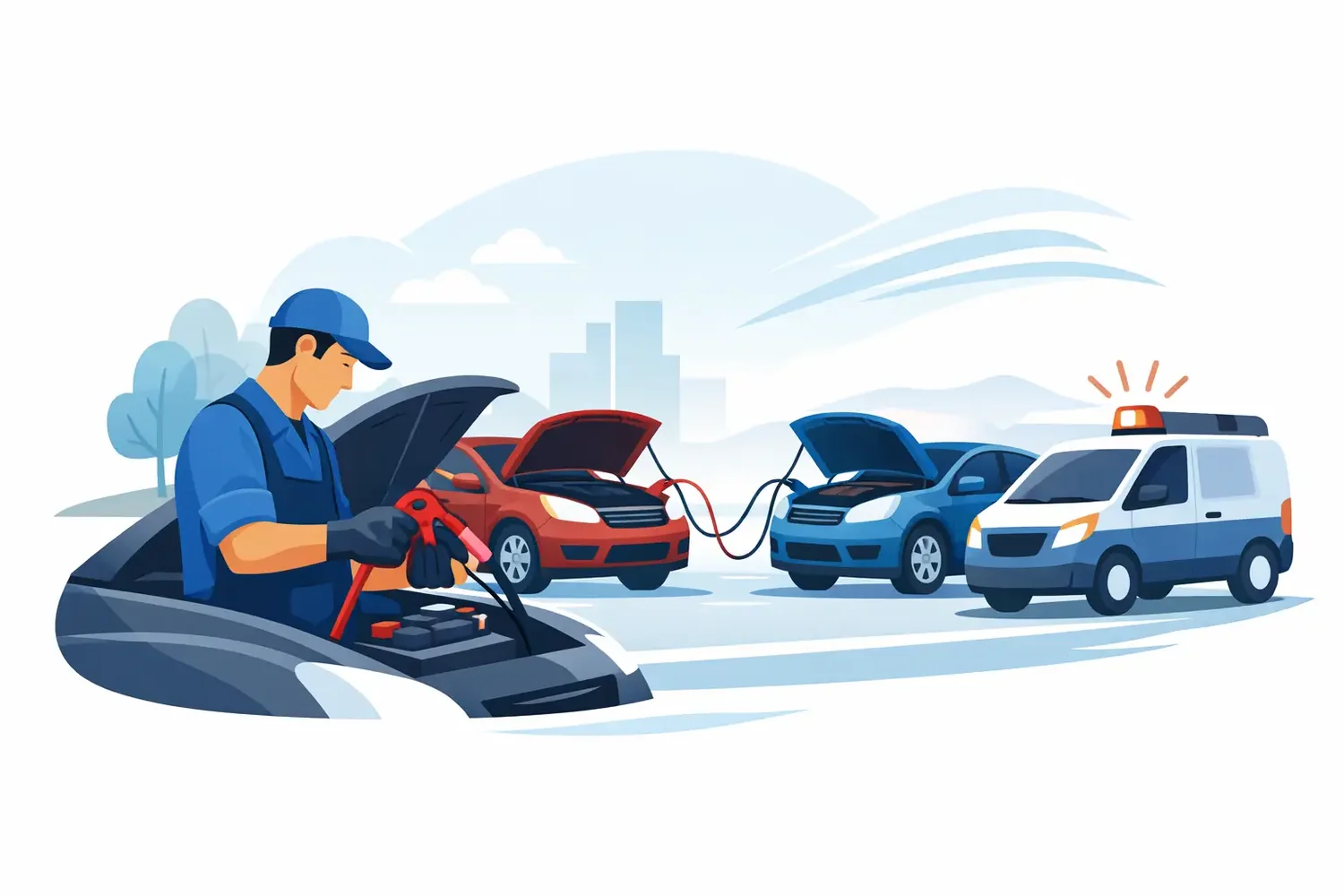 Flat Battery Jump Start Service Fast Help
