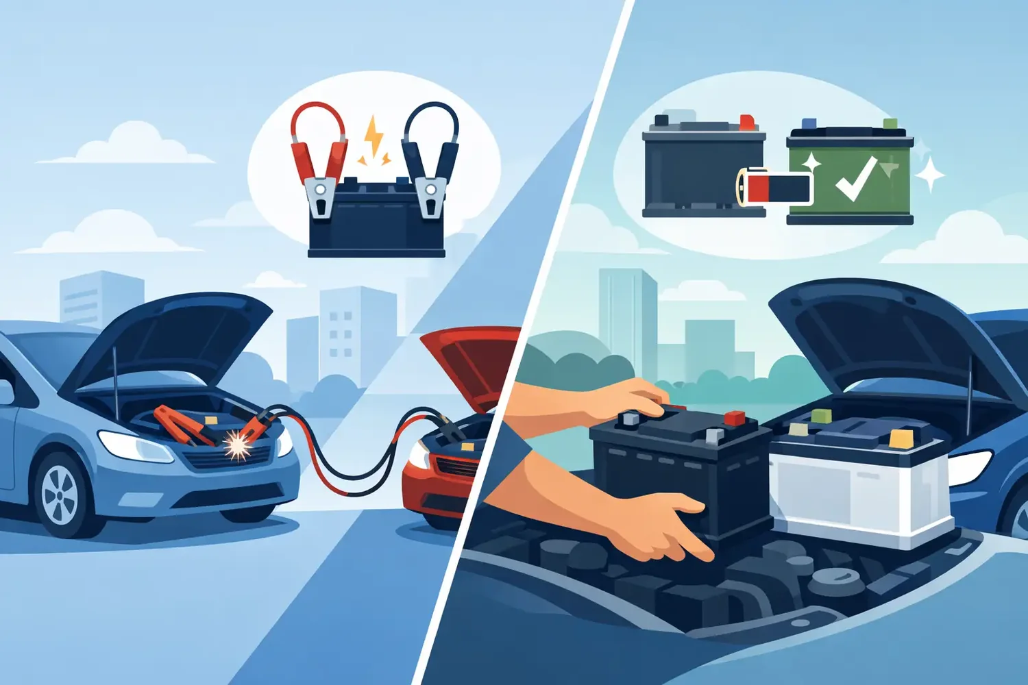 Jump Start Versus Battery Replacement: Which?