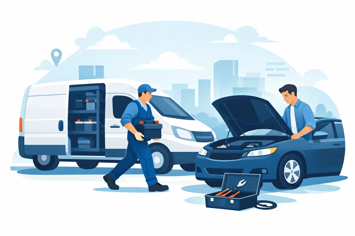 Mobile Car Battery Replacement Fast