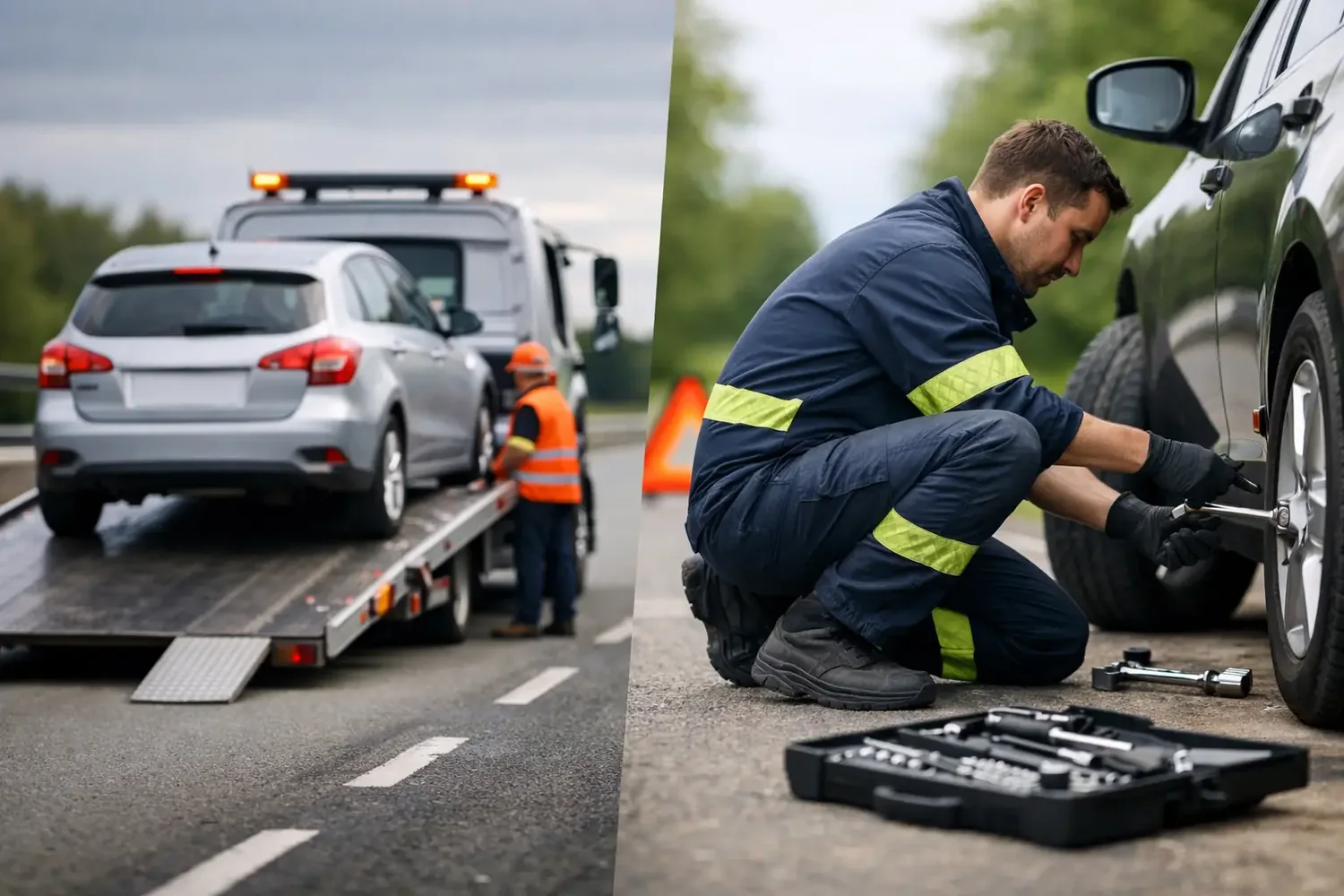 Vehicle Recovery Versus Roadside Repair UK
